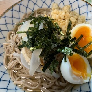 ある物で！干しいたけの出汁香る簡単蕎麦